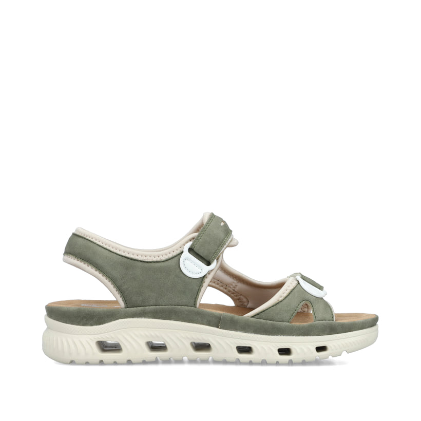 Rieker Artikelnummer 64066-52 Rieker Damen Trekkingsandalen Grüngrau