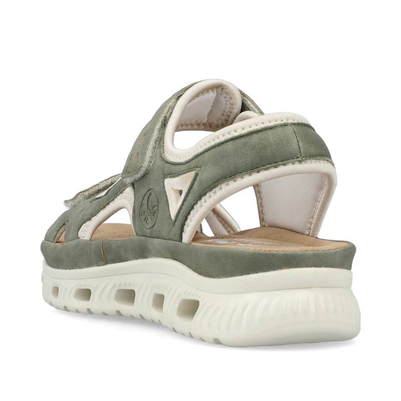 Rieker Artikelnummer 64066-52 Rieker Damen Trekkingsandalen Grüngrau