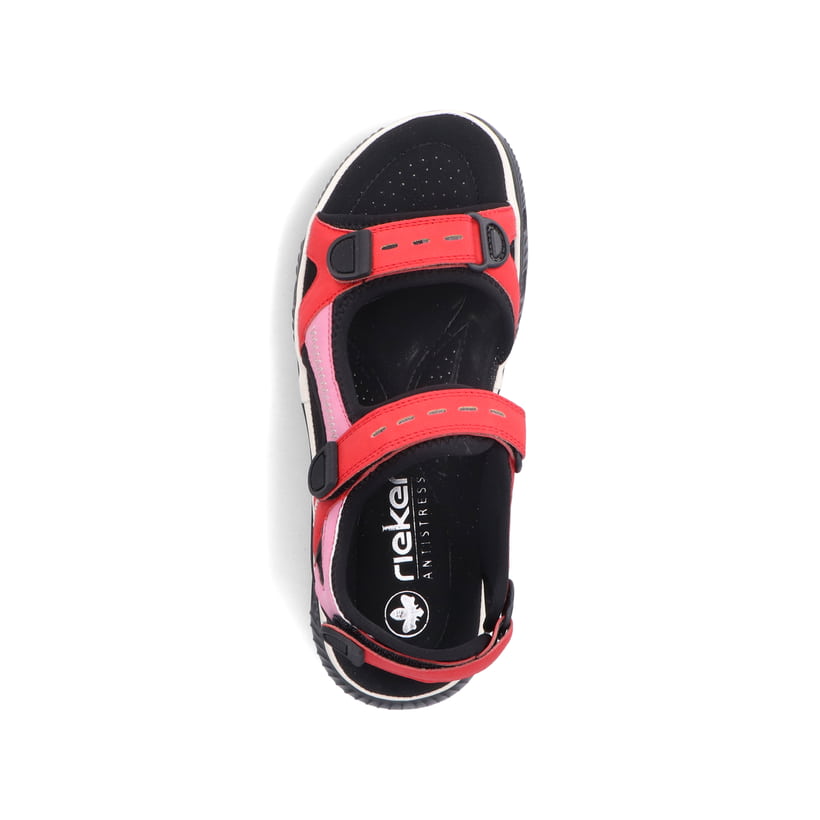 Rieker Artikelnummer 64074-33 Rieker Damen Trekkingsandalen Feuerrot
