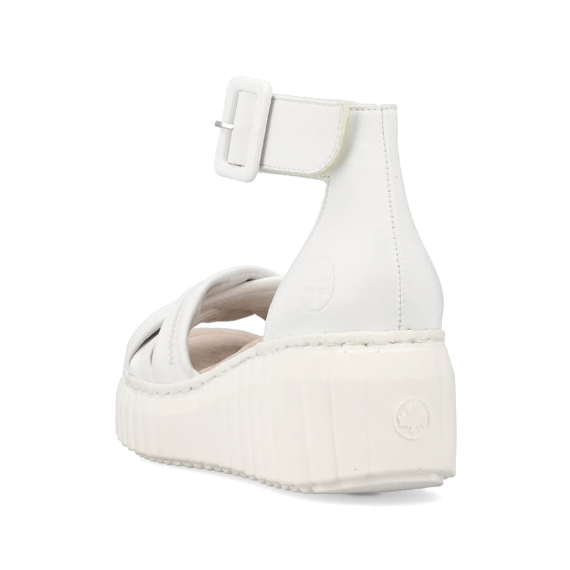 Rieker Artikelnummer 64159-80 Rieker Damen Keilsandaletten Reinweiss