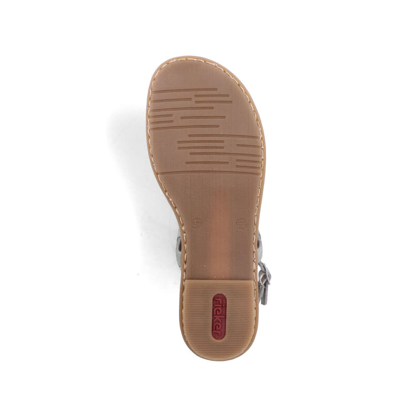 Rieker Artikelnummer 64208-52 Rieker Damen Riemchensandaletten Mintgrün