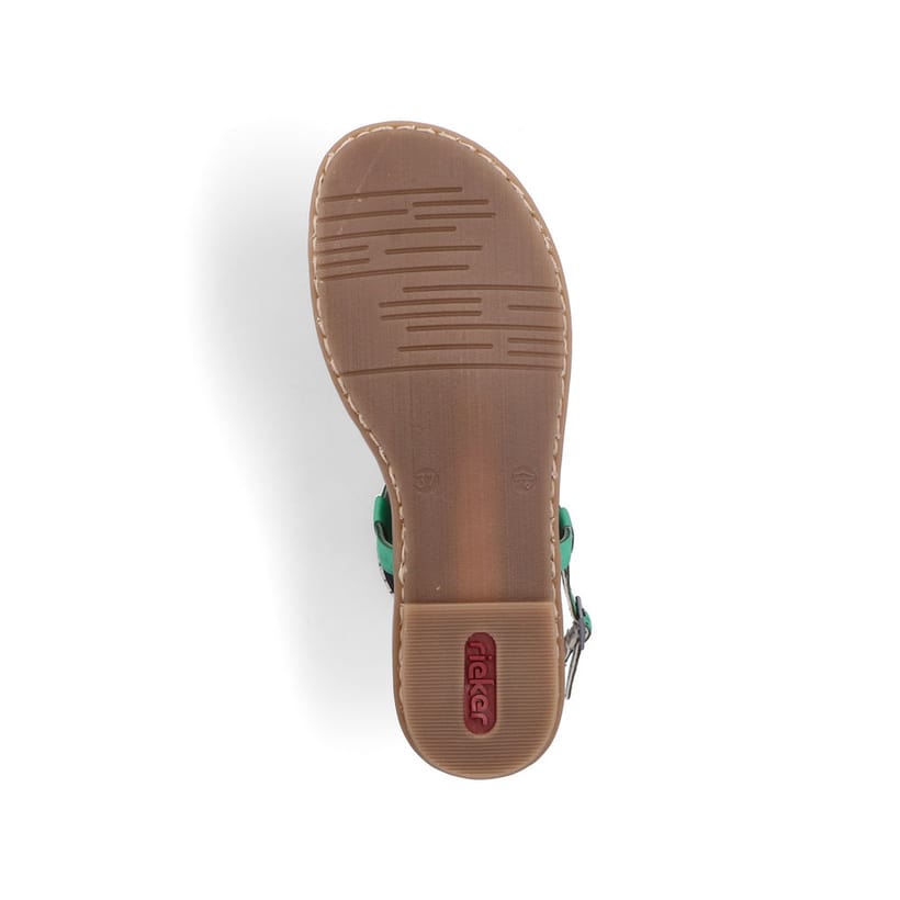 Rieker Artikelnummer 64211-52 Rieker Damen Riemchensandalen Laubgrün