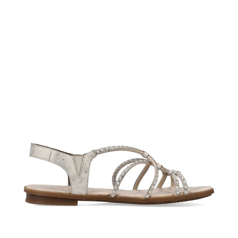 Rieker Artikelnummer 64270-60 Rieker Damen Riemchensandalen Hellbeige