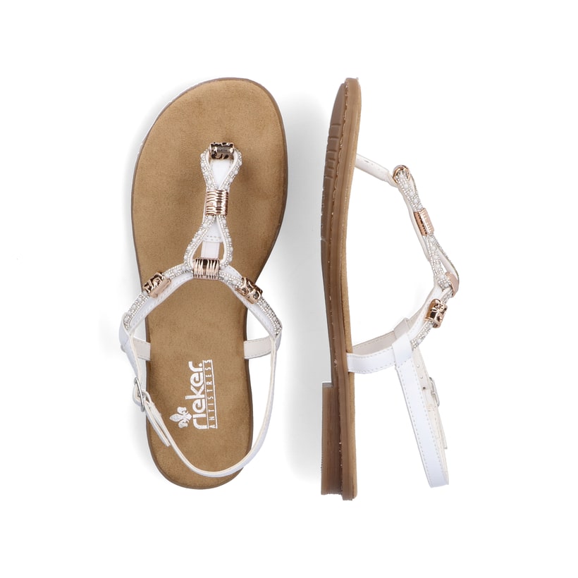 Rieker Artikelnummer 64271-80 Rieker Damen Riemchensandalen Kristallweiß