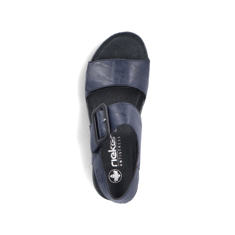 Rieker Artikelnummer 64450-14 Rieker Damen Riemchensandalen Stahlblau