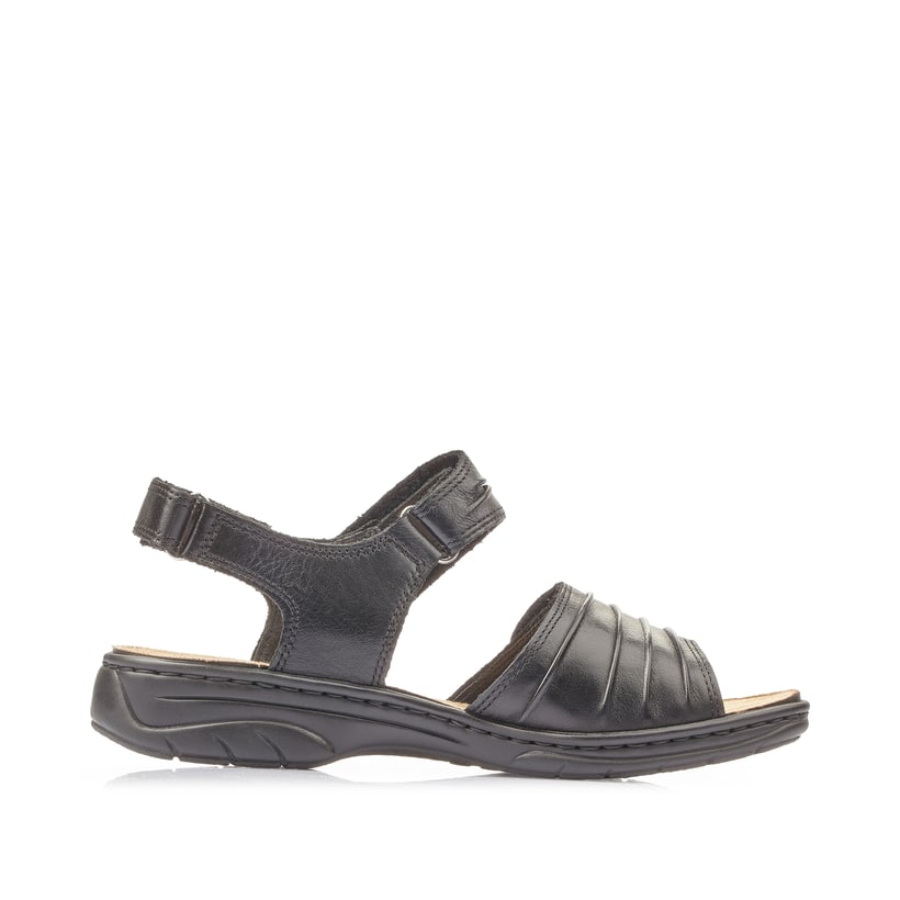 Rieker Artikelnummer 64560-01 Rieker Damen Riemchensandalen Nachtschwarz