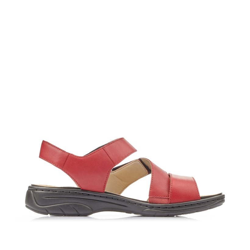 Rieker Artikelnummer 64573-33 Rieker Damen Riemchensandalen Kirschrot