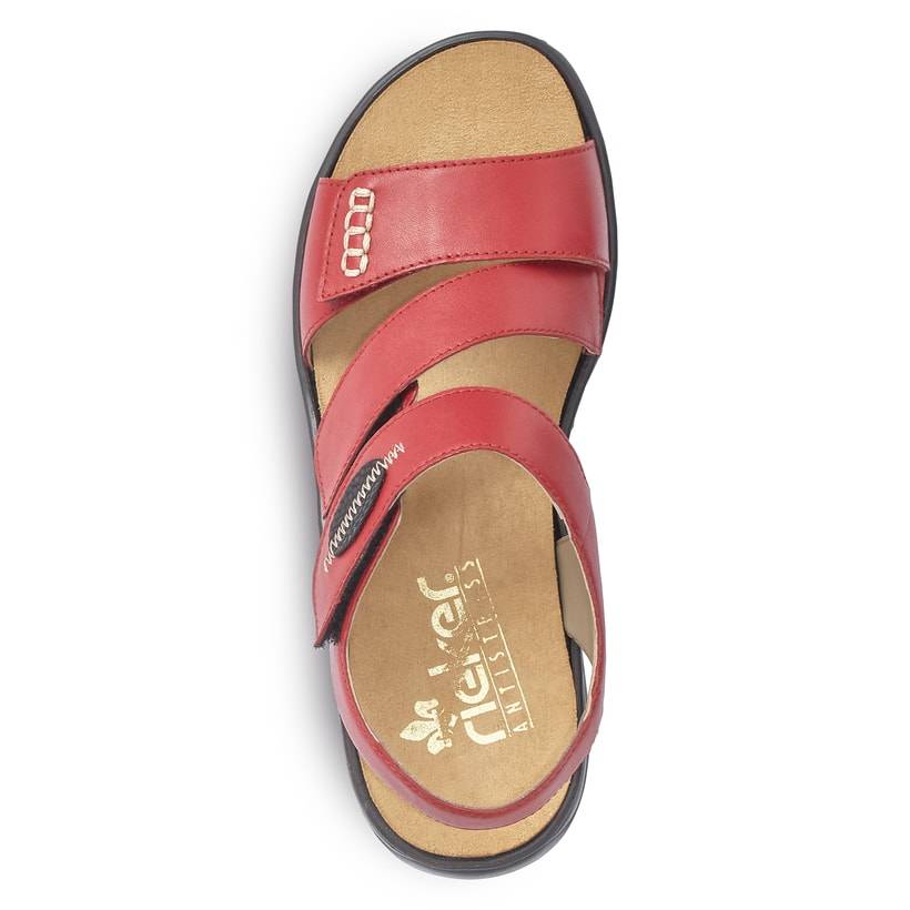 Rieker Artikelnummer 64573-33 Rieker Damen Riemchensandalen Kirschrot