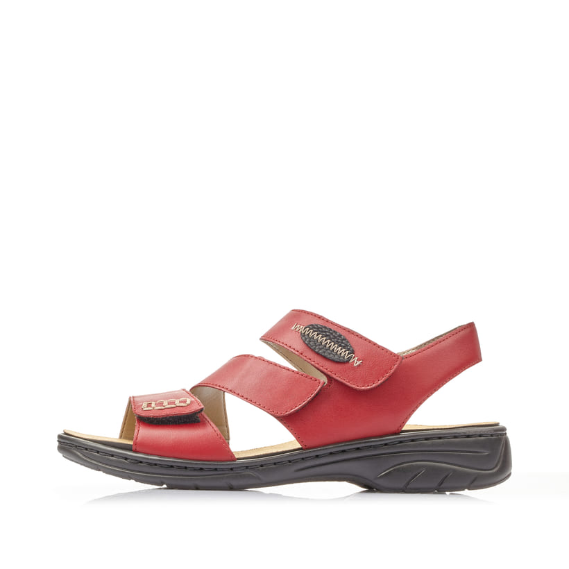 Rieker Artikelnummer 64573-33 Rieker Damen Riemchensandalen kirschrot