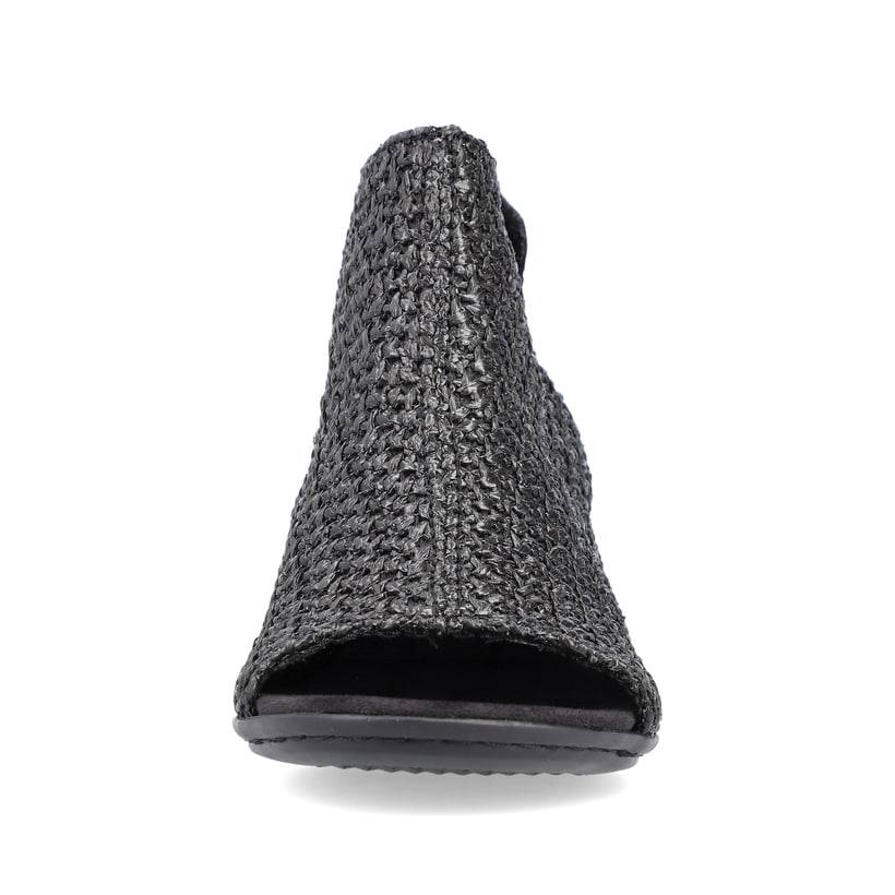 Rieker Artikelnummer 64670-00 Rieker Damen Riemchensandaletten Tiefschwarz