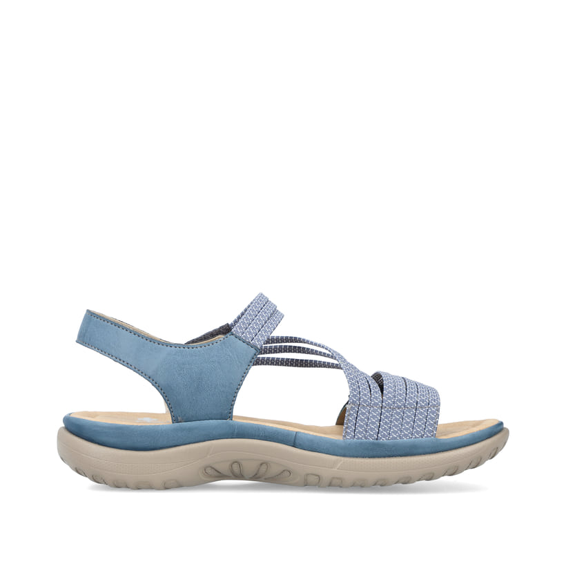 Rieker Artikelnummer 64870-14 Rieker Damen Riemchensandalen Himmelblau
