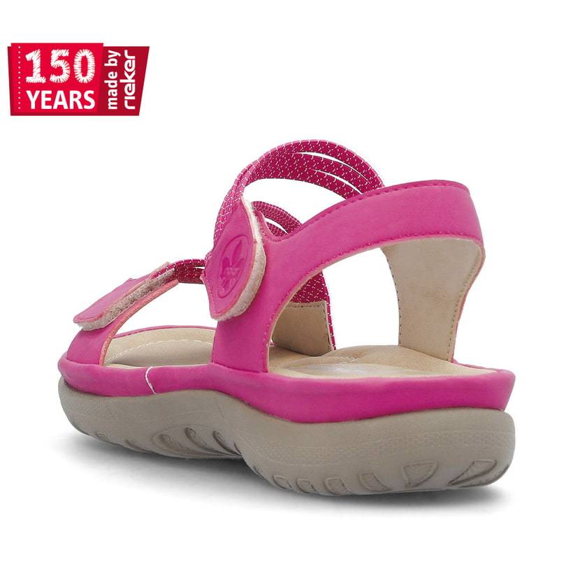 Rieker Artikelnummer 64870-31 Rieker Damen Riemchensandalen Rosa