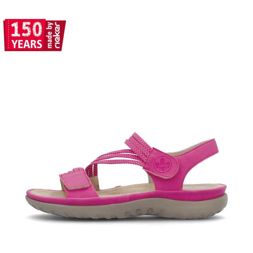 Rieker Artikelnummer 64870-31 Rieker Damen Riemchensandalen rosa