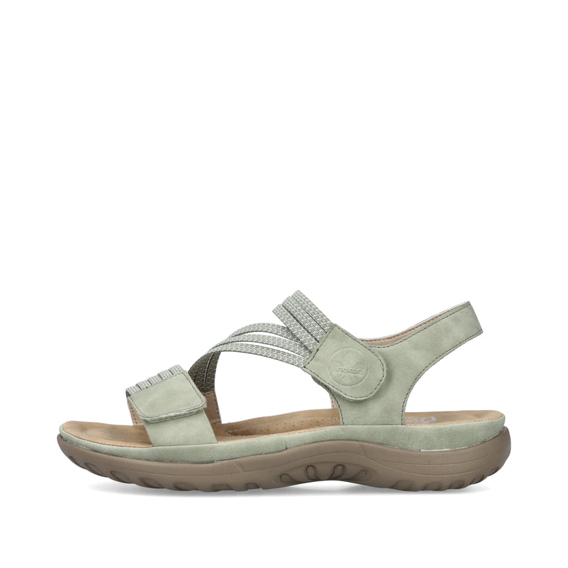 Rieker Artikelnummer 64870-52 Rieker Damen Riemchensandalen mintgrün