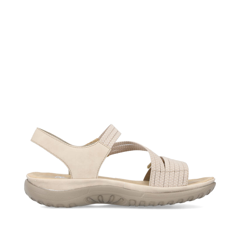 Rieker Artikelnummer 64870-62 Rieker Damen Riemchensandalen Hellbeige