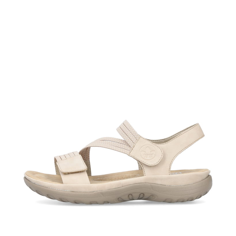 Rieker Artikelnummer 64870-62 Rieker Damen Riemchensandalen Hellbeige