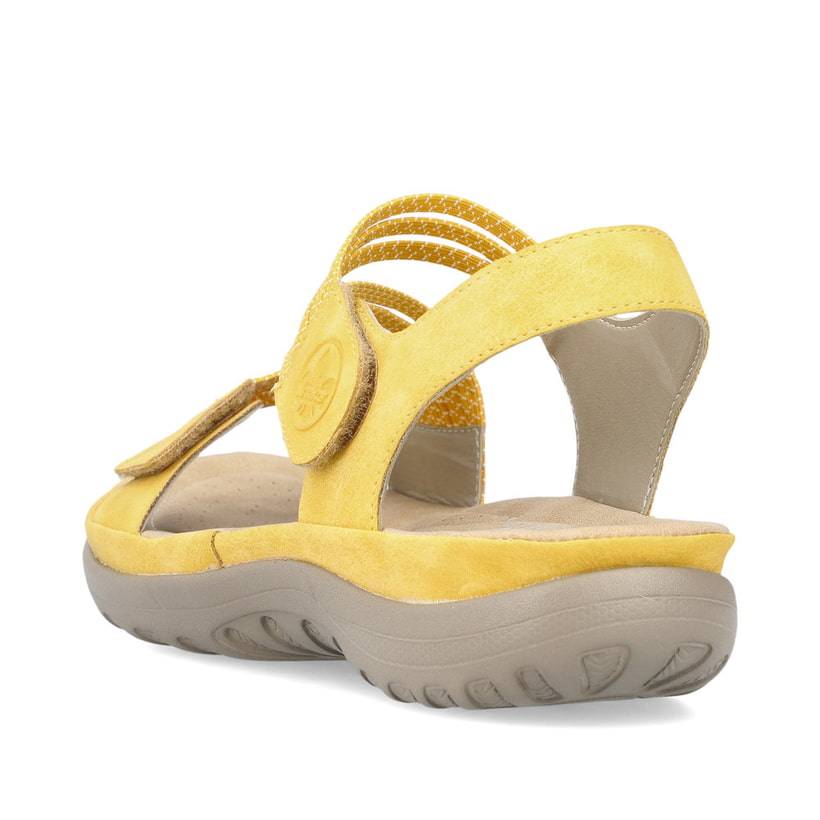 Rieker Artikelnummer 64870-68 Rieker Damen Riemchensandalen Zitronengelb