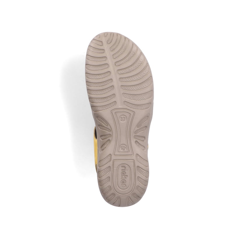 Rieker Artikelnummer 64870-68 Rieker Damen Riemchensandalen Zitronengelb