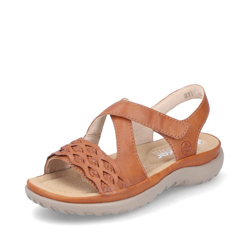 Rieker Artikelnummer 64878-24 Rieker Damen Riemchensandalen Nussbraun