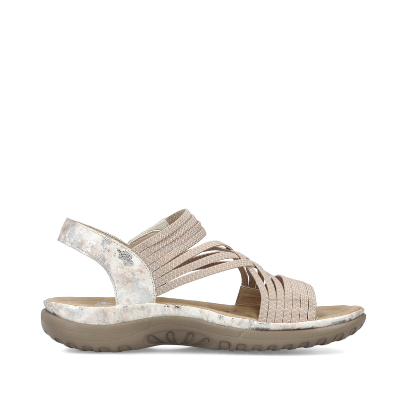 Rieker Artikelnummer 64888-60 Rieker Damen Riemchensandalen Cremebeige