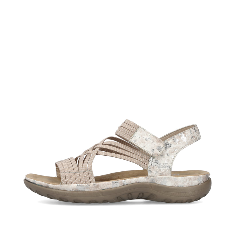 Rieker Artikelnummer 64888-60 Rieker Damen Riemchensandalen Cremebeige