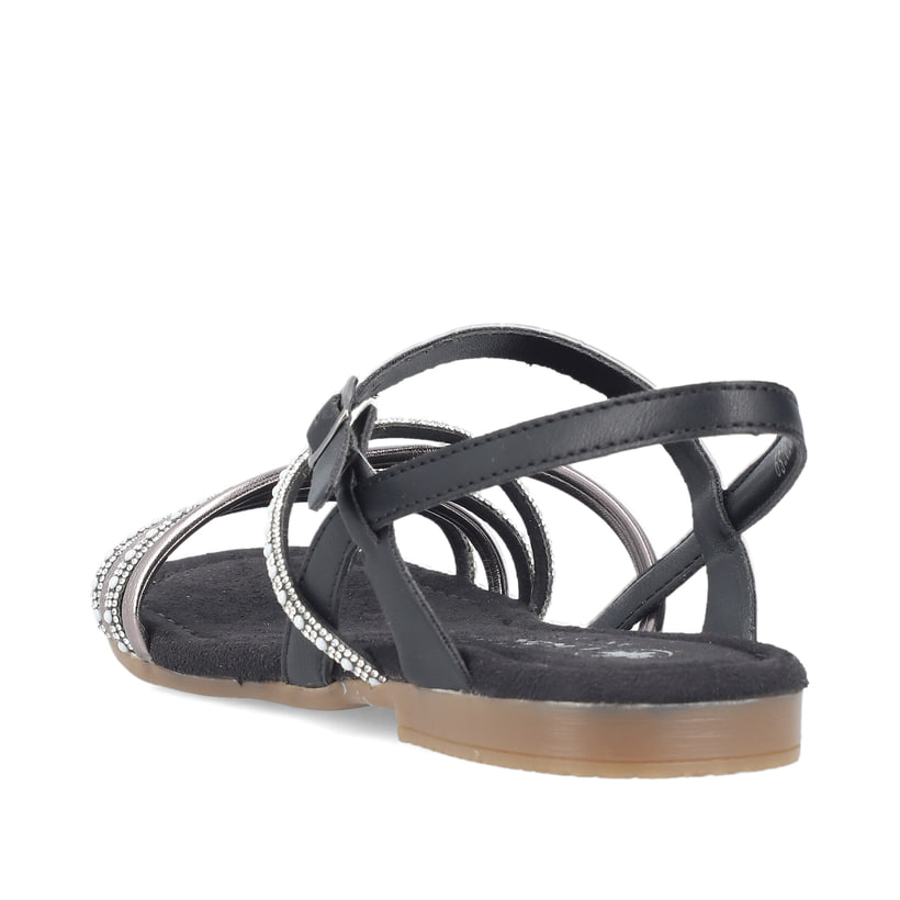 Rieker Artikelnummer 65262-00 Rieker Damen Riemchensandalen Tiefschwarz