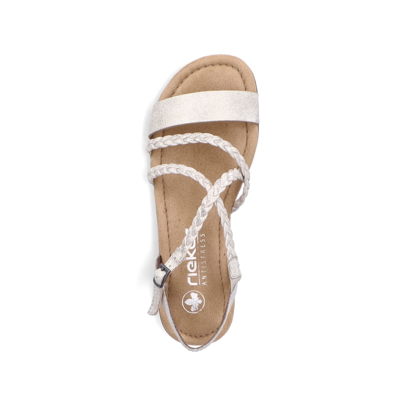 Rieker Artikelnummer 65264-60 Rieker Damen Riemchensandalen Hellbeige