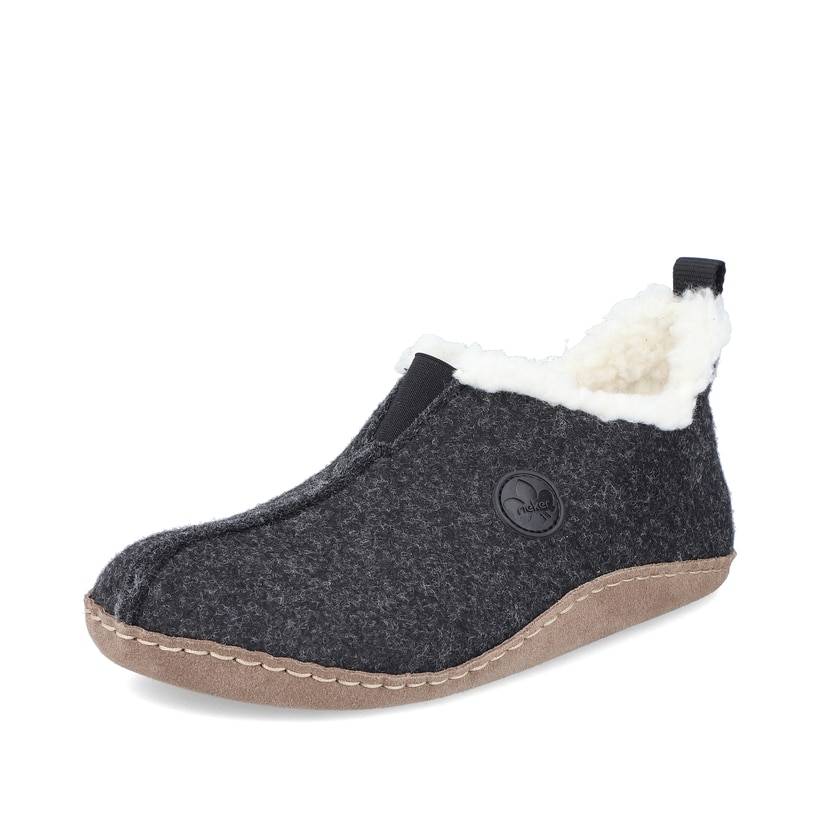 Rieker Artikelnummer 66350-00 Rieker Damen Clogs Asphaltschwarz