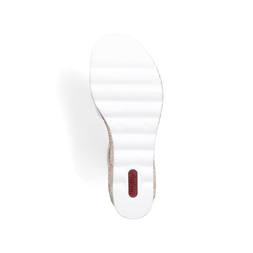 Rieker Artikelnummer 67191-80 Rieker Damen Keilsandaletten Lilienweiß