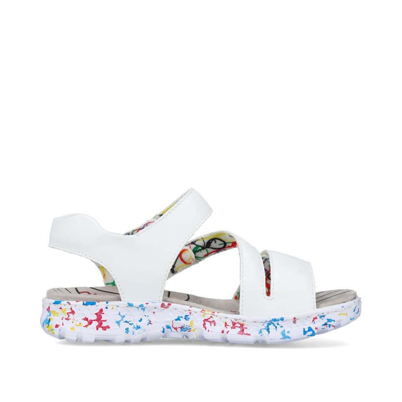 Rieker Artikelnummer 67870-80 Rieker Damen Riemchensandalen Lilienweiß