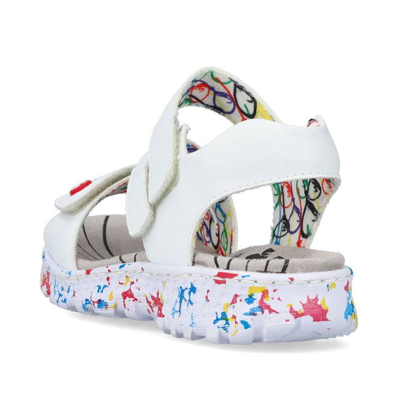 Rieker Artikelnummer 67870-80 Rieker Damen Riemchensandalen Lilienweiß