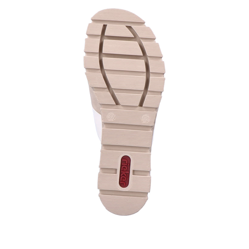 Rieker Artikelnummer 68092-62 Rieker Damen Pantoletten Hellbeige