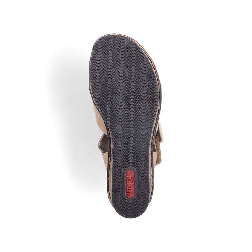 Rieker Artikelnummer 68163-62 Rieker Damen Keilsandaletten Sandbeige