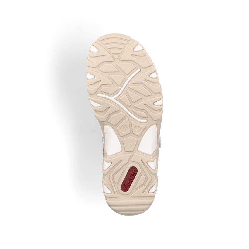 Rieker Artikelnummer 68666-90 Rieker Damen Trekkingsandalen Geblümt-reinweiß