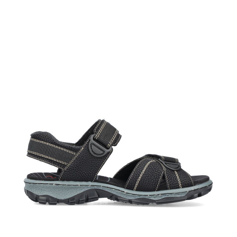 Rieker Artikelnummer 68851-02 Rieker Damen Trekkingsandalen Asphaltschwarz