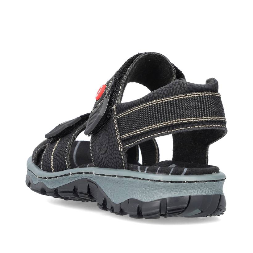 Rieker Artikelnummer 68851-02 Rieker Damen Trekkingsandalen Asphaltschwarz