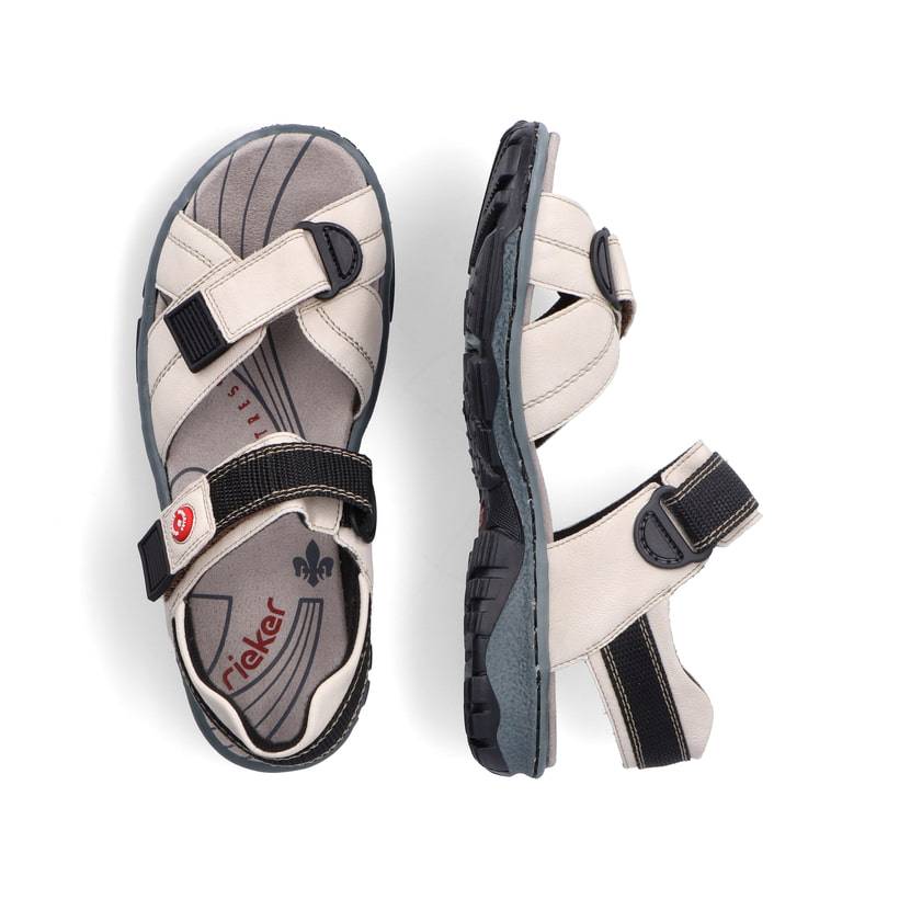 Rieker Artikelnummer 68851-80 Rieker Damen Trekkingsandalen Perlweiß