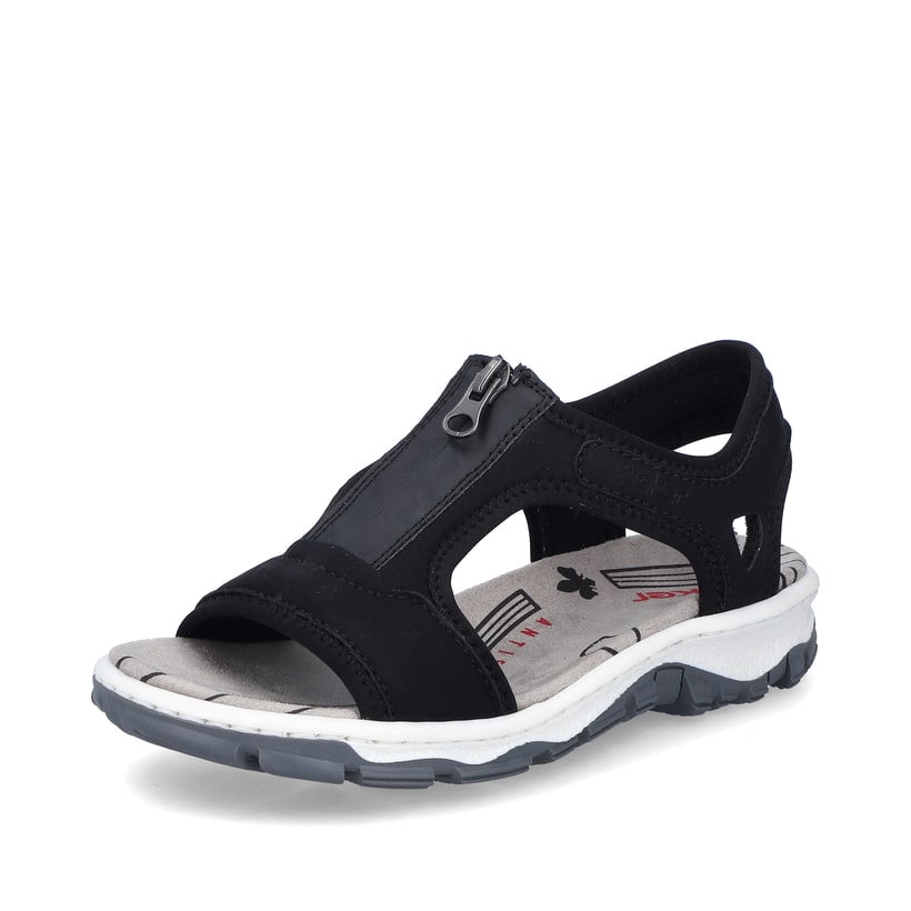 Rieker Artikelnummer 68864-00 Rieker Damen Trekkingsandalen Tiefschwarz