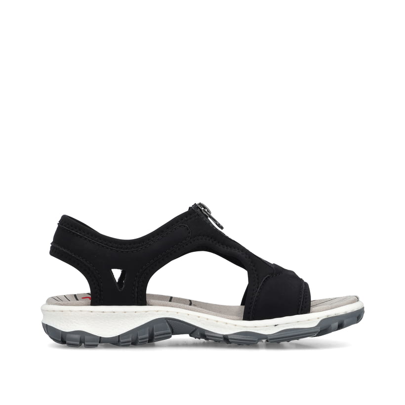Rieker Artikelnummer 68864-00 Rieker Damen Trekkingsandalen Tiefschwarz