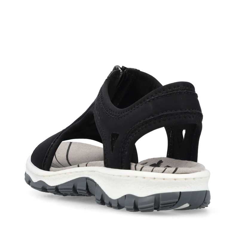 Rieker Artikelnummer 68864-00 Rieker Damen Trekkingsandalen Tiefschwarz
