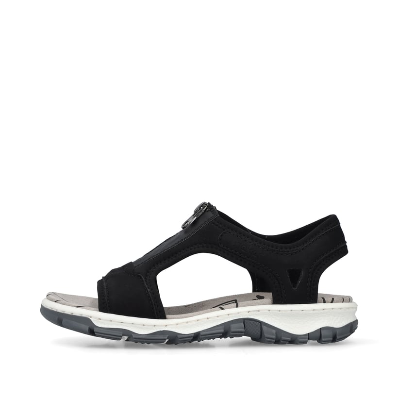 Rieker Artikelnummer 68864-00 Rieker Damen Trekkingsandalen tiefschwarz
