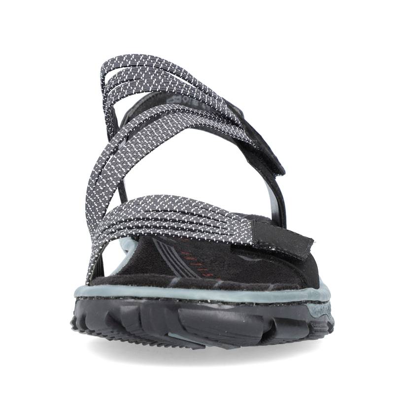 Rieker Artikelnummer 68871-00 Rieker Damen Trekkingsandalen Graphitschwarz