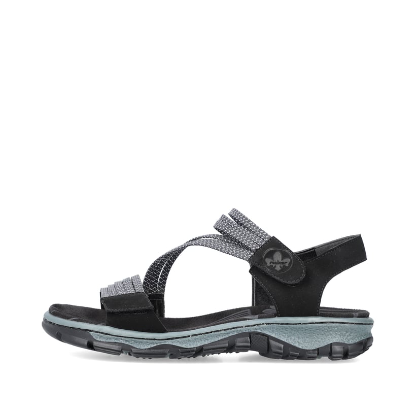 Rieker Artikelnummer 68871-00 Rieker Damen Trekkingsandalen Graphitschwarz