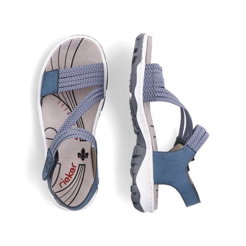 Rieker Artikelnummer 68871-14 Rieker Damen Trekkingsandalen Californiablau