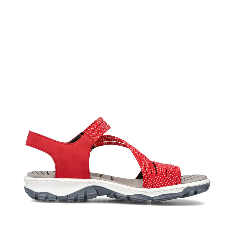 Rieker Artikelnummer 68871-33 Rieker Damen Trekkingsandalen Kirschrot