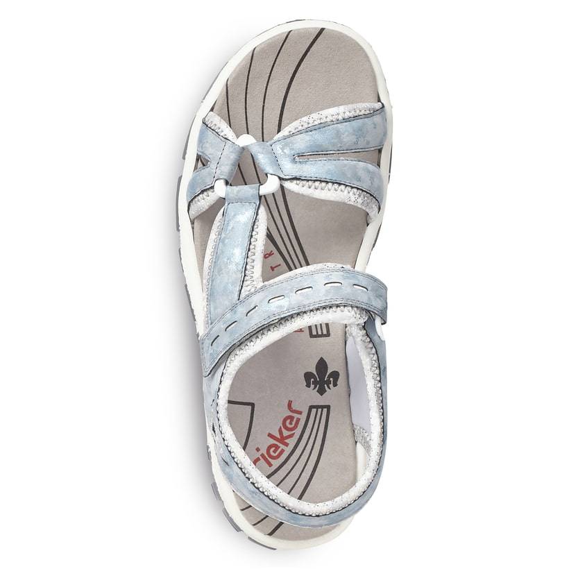 Rieker Artikelnummer 68879-12 Rieker Damen Trekkingsandalen Himmelblau