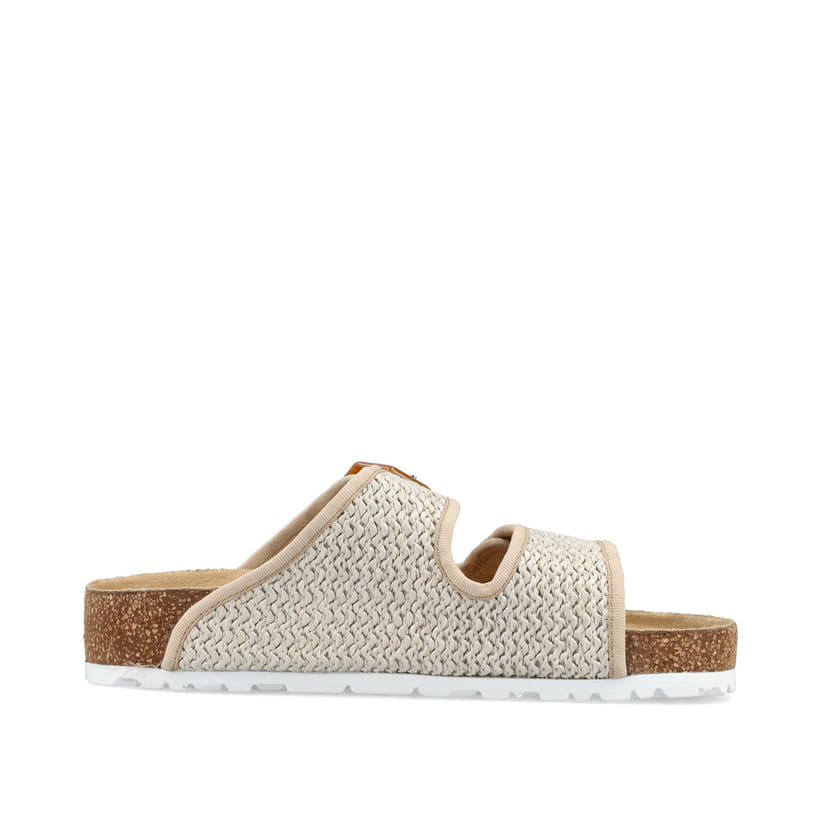 Rieker Artikelnummer 69390-60 Rieker Damen Pantoletten Sandbeige
