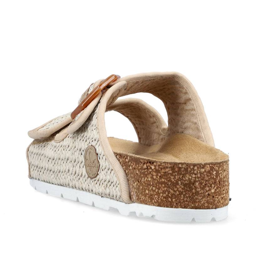 Rieker Artikelnummer 69390-60 Rieker Damen Pantoletten Sandbeige