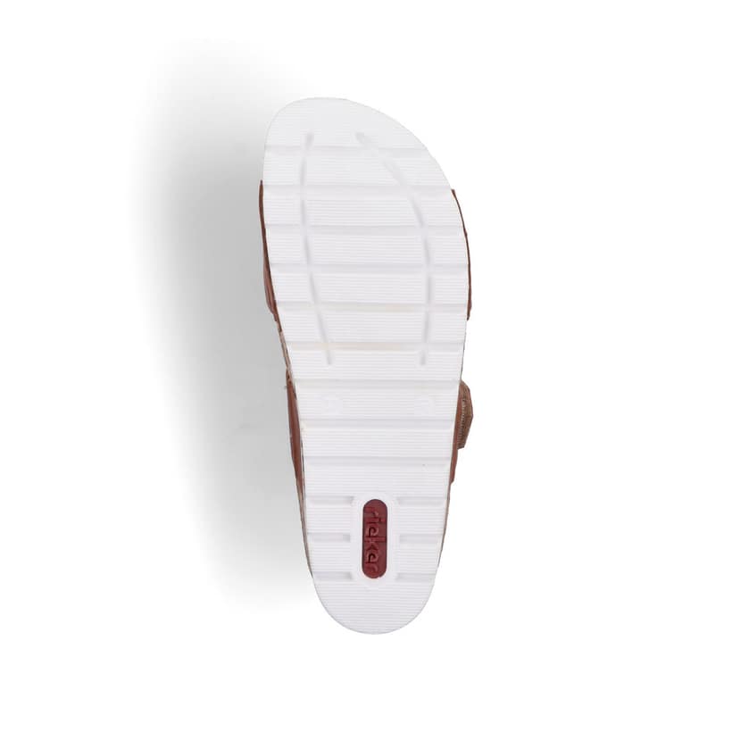 Rieker Artikelnummer 69580-24 Rieker Damen Pantoletten Kastanienbraun