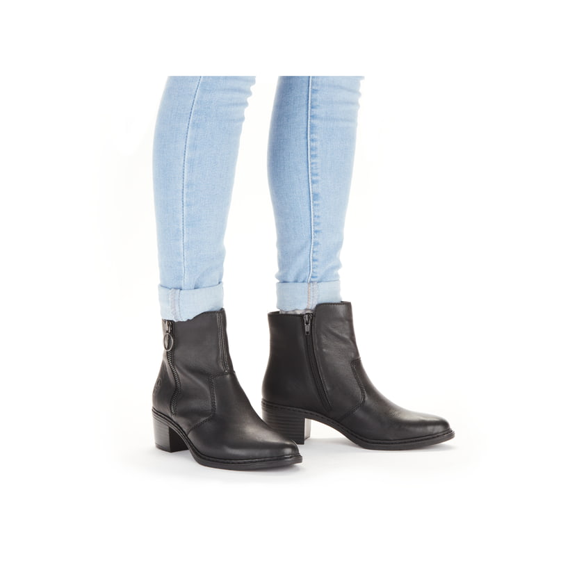 Rieker Artikelnummer 70150-00 Rieker Damen Stiefeletten Nachtschwarz